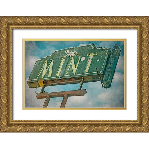 Vintage LA VIII Gold Ornate Wood Framed Art Print with Double Matting by Malek, Honey