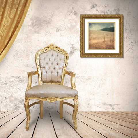 In Country II Gold Ornate Wood Framed Art Print with Double Matting by Malek, Honey
