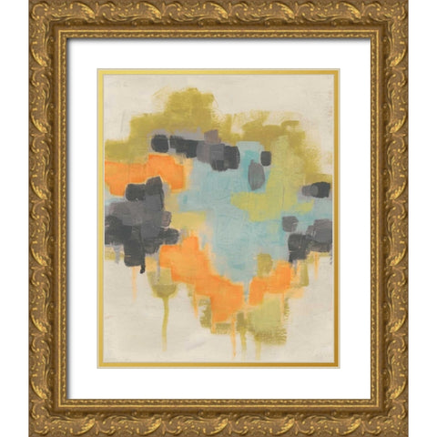 Incidental Boundary II Gold Ornate Wood Framed Art Print with Double Matting by Vess, June Erica