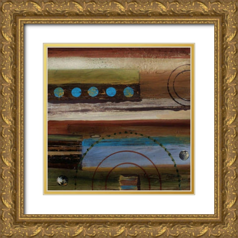 Spice Impressions II Gold Ornate Wood Framed Art Print with Double Matting by Orlov, Irena