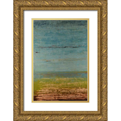 Easy Reflections IV Gold Ornate Wood Framed Art Print with Double Matting by Avondet, Natalie