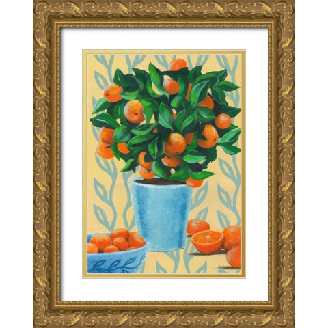 Opulent Citrus II Gold Ornate Wood Framed Art Print with Double Matting by Popp, Grace