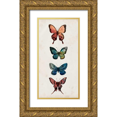 Fairy Study I Gold Ornate Wood Framed Art Print with Double Matting by Popp, Grace