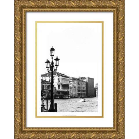 Venice Scenes VI Gold Ornate Wood Framed Art Print with Double Matting by Pica, Jeff