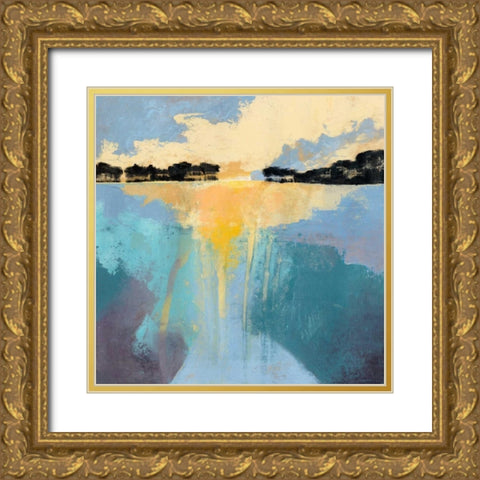 Back Bay Sun I Gold Ornate Wood Framed Art Print with Double Matting by Popp, Grace