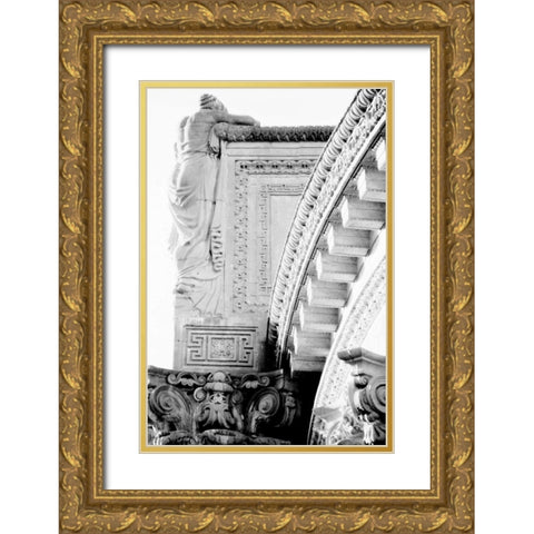 City Details IV Gold Ornate Wood Framed Art Print with Double Matting by Pica, Jeff