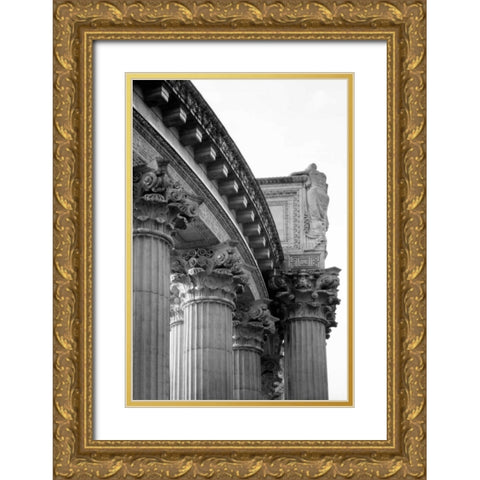 City Details V Gold Ornate Wood Framed Art Print with Double Matting by Pica, Jeff