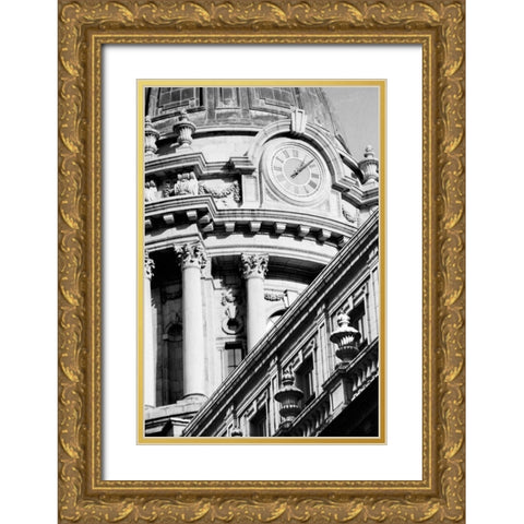 City Details VIII Gold Ornate Wood Framed Art Print with Double Matting by Pica, Jeff