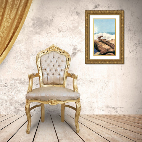 Sea Spray II Gold Ornate Wood Framed Art Print with Double Matting by Miller, Dianne