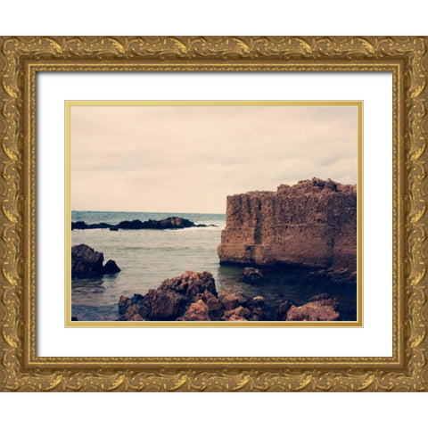 Mediterranean I Gold Ornate Wood Framed Art Print with Double Matting by Coomes, Sylvia