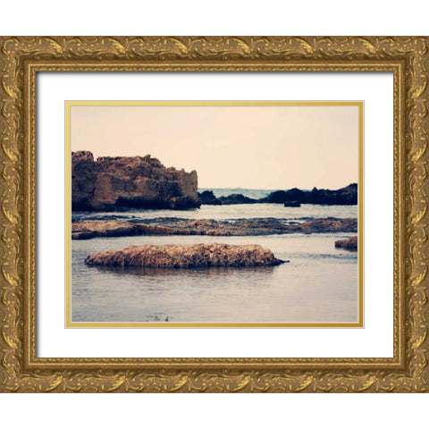 Mediterranean II Gold Ornate Wood Framed Art Print with Double Matting by Coomes, Sylvia