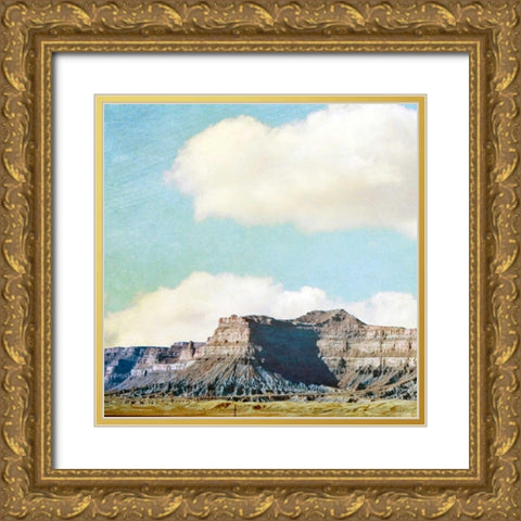 Out West I Gold Ornate Wood Framed Art Print with Double Matting by Coomes, Sylvia