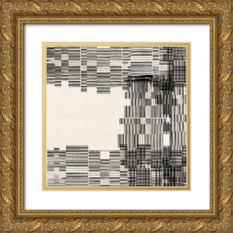Stagger-Start Collection H Gold Ornate Wood Framed Art Print with Double Matting by Goldberger, Jennifer