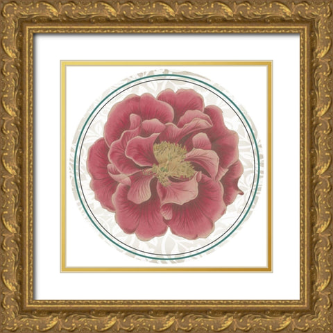 Musical Paris Collection E Gold Ornate Wood Framed Art Print with Double Matting by Jennifer Goldberger