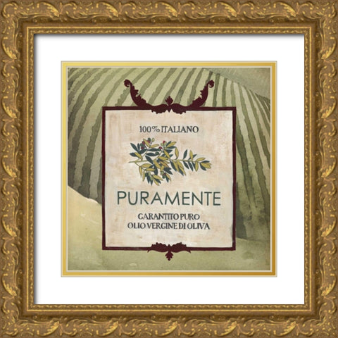 Mediterranean Olive Oil Collection G Gold Ornate Wood Framed Art Print with Double Matting by Popp, Grace