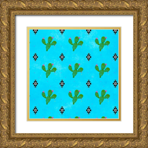 PiÃ±ata Party Collection F Gold Ornate Wood Framed Art Print with Double Matting by Reynolds, Jade