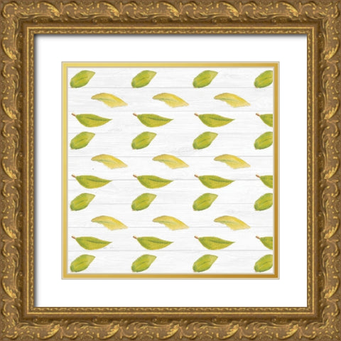 Sweet Foliage Collection F Gold Ornate Wood Framed Art Print with Double Matting by Miller, Dianne