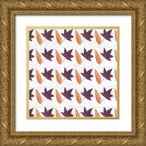 Sweet Foliage Collection H Gold Ornate Wood Framed Art Print with Double Matting by Miller, Dianne