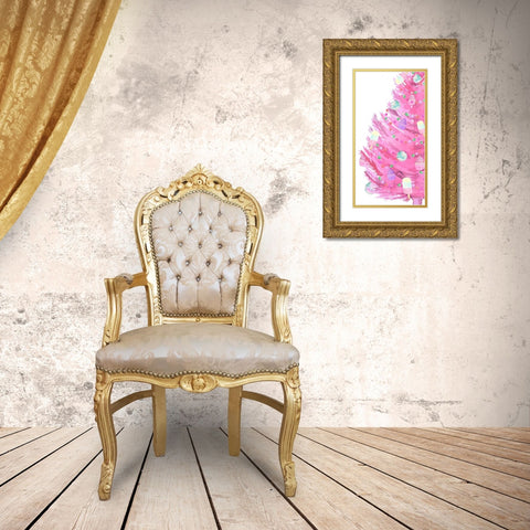 Candy Christmas Collection B Gold Ornate Wood Framed Art Print with Double Matting by Parker, Jennifer Paxton