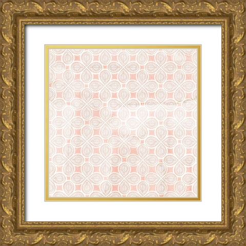 Bisect Collection F Gold Ornate Wood Framed Art Print with Double Matting by Wang, Melissa