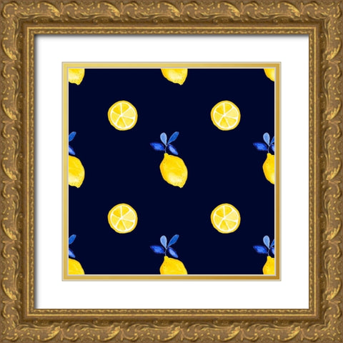 Fresh Fruit Collection F Gold Ornate Wood Framed Art Print with Double Matting by Borges, Victoria