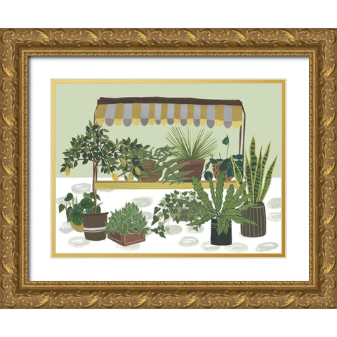 Hit the Road Collection A Gold Ornate Wood Framed Art Print with Double Matting by Wang, Melissa