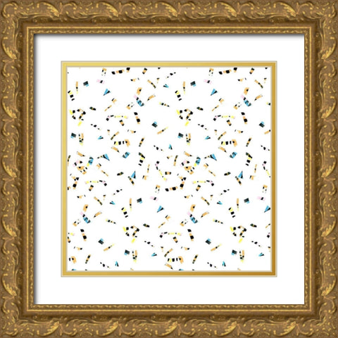 Capri Collection I Gold Ornate Wood Framed Art Print with Double Matting by Blanckslate