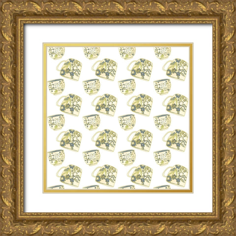 Oolong Collection F Gold Ornate Wood Framed Art Print with Double Matting by Zarris, Chariklia