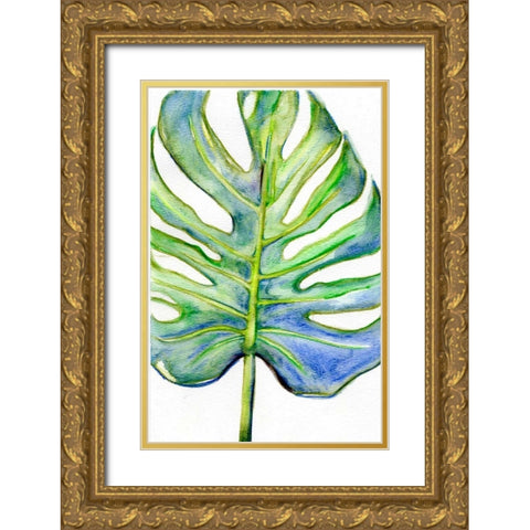 Tropical I Gold Ornate Wood Framed Art Print with Double Matting by Seay, Anne