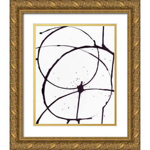 BandW I Gold Ornate Wood Framed Art Print with Double Matting by Seay, Anne