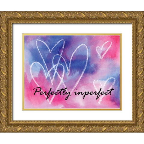 Perfectly Imperfect Gold Ornate Wood Framed Art Print with Double Matting by Seay, Anne