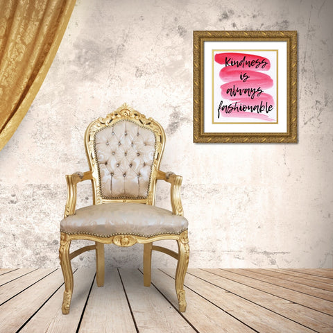 Kindness Gold Ornate Wood Framed Art Print with Double Matting by Seay, Anne