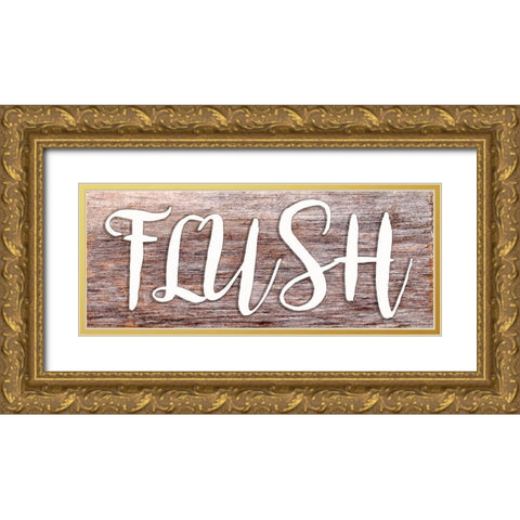 Flush Gold Ornate Wood Framed Art Print with Double Matting by Seay, Anne