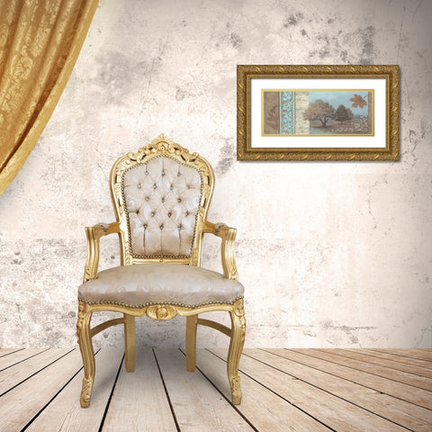 Fall Beauty Gold Ornate Wood Framed Art Print with Double Matting by Phillips, Anita