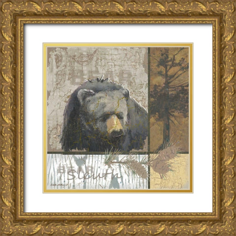 Sleuth Gold Ornate Wood Framed Art Print with Double Matting by Phillips, Anita