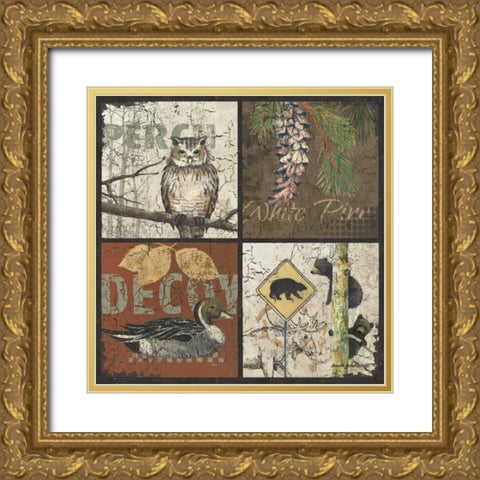 Decoy Gold Ornate Wood Framed Art Print with Double Matting by Phillips, Anita