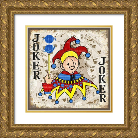 Joker II Gold Ornate Wood Framed Art Print with Double Matting by Phillips, Anita