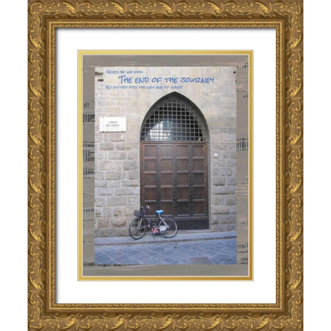 The End of the Journey Gold Ornate Wood Framed Art Print with Double Matting by Phillips, Anita