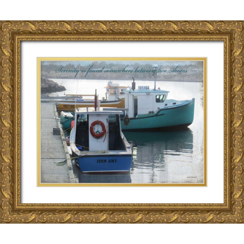 John Army Gold Ornate Wood Framed Art Print with Double Matting by Phillips, Anita