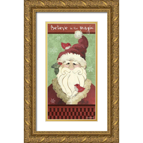 Believe in the Magic Gold Ornate Wood Framed Art Print with Double Matting by Phillips, Anita