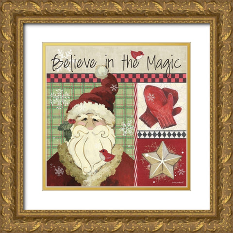 Believe Gold Ornate Wood Framed Art Print with Double Matting by Phillips, Anita