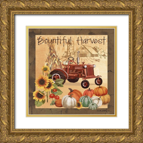 Bountiful Harvest II Gold Ornate Wood Framed Art Print with Double Matting by Phillips, Anita