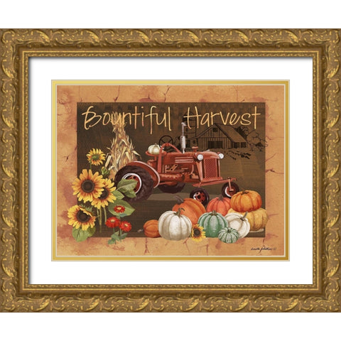 Bountiful Harvest IV Gold Ornate Wood Framed Art Print with Double Matting by Phillips, Anita