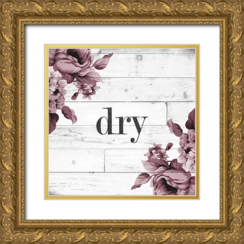 Dry Gold Ornate Wood Framed Art Print with Double Matting by Hutchins, Ashley
