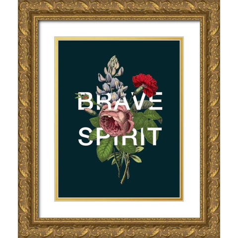 Brave Spirit Gold Ornate Wood Framed Art Print with Double Matting by Perrenoud, Aubree