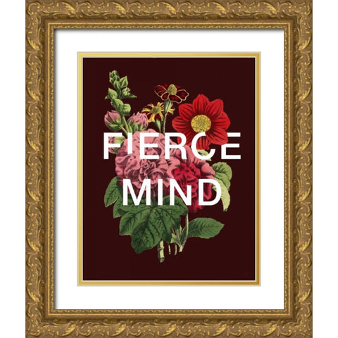 Fierce Mind Gold Ornate Wood Framed Art Print with Double Matting by Perrenoud, Aubree