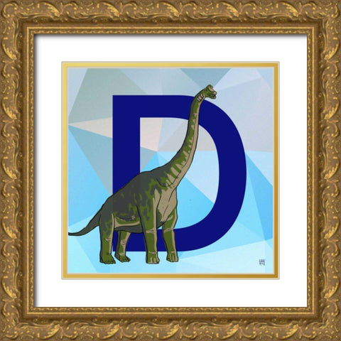 D Gold Ornate Wood Framed Art Print with Double Matting by Perrenoud, Aubree