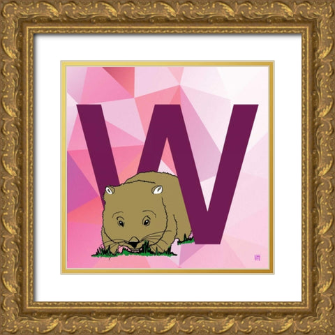 W Gold Ornate Wood Framed Art Print with Double Matting by Perrenoud, Aubree