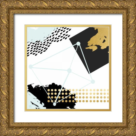 Siempre II Gold Ornate Wood Framed Art Print with Double Matting by Perrenoud, Aubree