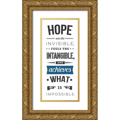 Achieves - White Gold Ornate Wood Framed Art Print with Double Matting by Perrenoud, Aubree
